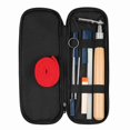 thumbnail image 2 of Professional 10pcs Piano Tuning Kit Professional Tuning Tools Set Tuning Wrench Long Handle Tuning Wrench Rubber Mutes Temperament Felt Strip Fork for Piano Tuner with Bag, 2 of 7