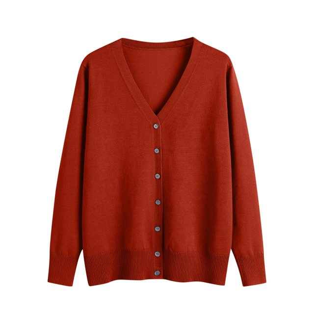 Erwazi Cardigans pour Femmes Automne Tendance à Boutons, Ouvert à l'Avant, Cardigans Légers