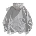 thumbnail image 4 of Jacket Men Mens Wool Coat Mens Small Fall Jacket Men Light Hoodie Jacket Flannel Coat Men with Hood Lightweight Running Rain Jacket Men 3x Rain Jacket Cold Weather Coat for Men Trading Jackets, 4 of 4
