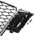 thumbnail image 3 of Hex Mesh Badgeless Grille Front Intake Grill Glossy Black Refit For RS Style Fits For A5/S5 B8 2008-2011, 3 of 8