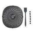 thumbnail image 2 of Crisper Plate Tray, Fryer Grill Pan Sturdy With A Handle For Home, 2 of 8