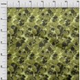 thumbnail image 3 of oneOone Polyester Spandex Dark Olive Green Fabric Florals Sewing Craft Projects Fabric Prints By Yard 56 Inch Wide, 3 of 4