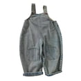 thumbnail image 1 of Kids Kids Suspender Pants Blue Special Secure Clips Easy-Care Adjustable Spring 4-5 Years, 1 of 5