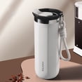 thumbnail image 1 of Tasse à Café Isotherme Double Couche en Acier Inoxydable avec Couvercle, 1 of 9