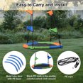 thumbnail image 4 of 40" Kids Tree Swing, Round Platform Rope Swing for Backyard Playground Hold up 220 lb, 4 of 8