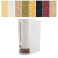 thumbnail image 1 of Rice Dispenser Rice Container with Cup PP Grain Container Bin Sealed Dry Food Storage for Pantry Kitchen Organization 10KG, 1 of 7