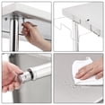 thumbnail image 3 of NSF Certified Stainless Steel Work Table - 60x24x35 Inch - Adjustable Undershelf, Tool Hooks, Removable Trash Rack, Straight Edge, No Casters, No Backsplash, For Kitchen & Warehouse, 3 of 6