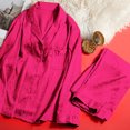 thumbnail image 4 of RKSTN Ensembles de Pyjama pour Femmes 2 Pcs Mode Vêtements de Maison Pyjamas Ensemble Deux Pièces Manches Longues Pantalon Ensemble de Pyjama Vêtements de Maison Doux Confortables, 4 of 5