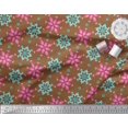 thumbnail image 2 of Soimoi polyester Crepe Fabric Artistic Floral Print Sewing Fabric Yard 42 Inch Wide, 2 of 3