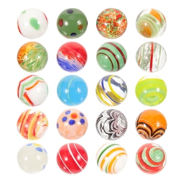 Shisuyan beads catching game Glass Marbles for Kids Games Fish Tank Decoration Home Decor 20pcs