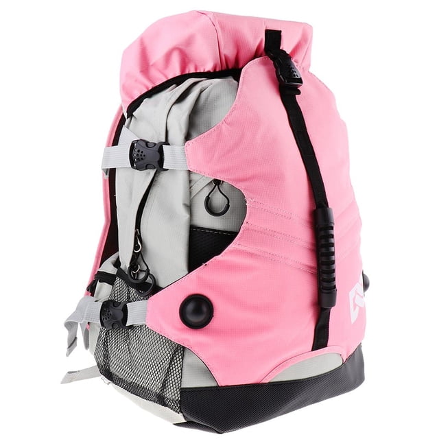 Backpack for Roller Skates Inline Skating Shoes Carrier Storage Bag for Pink