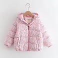 thumbnail image 2 of Veste Chic à Capuche Imprimée pour Bébé Fille - Haut d'Hiver Stylé pour Filles Veste d'Hiver pour Bébé, 2 of 9