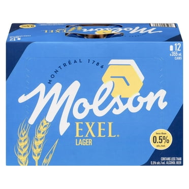 Molson Exel 0.5 % Bière Sans Alcool 12X355ML