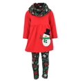 thumbnail image 1 of Tenue d'Hiver 3 Pcs pour Filles Snowman 8 TTTG, Rouge, 1 of 2