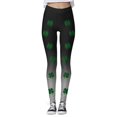 thumbnail image 3 of B91xZ Leggings pour Femmes Coton Extensible Capri Legging, Gris Foncé TG, 3 of 4