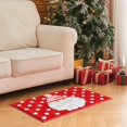thumbnail image 1 of Douceur Christmas Santa Bathroom Rugs, Cute Red Bath Mat, 3' x 2' (Rectangular), Soft and Absorbent Washable Bath Rugs for Bathroom 36"X24", 1 of 7