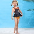 thumbnail image 3 of Maillot de Bain d'Été Deux Pièces pour Petite Fille, Bikini de Jeu de Rôle, Tankini pour Tout-Petit, Rouge, 3 à 10 Ans, 3 of 6