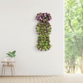 thumbnail image 3 of Simulated Rose Bouquets Simulated Flower Wall Hanging Baskets Decorative Landscaping Artificial Flowers Rattan Home Decor Flowers 85cm, 3 of 5