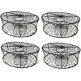 thumbnail image 1 of Lot de 4 Pièges à Crabes Pliables 30"x10 Pouces avec 3 Ressorts en Acier Inoxydable Durable, 1 of 2