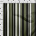 thumbnail image 2 of oneOone Cotton Cambric Olive Green Fabric Stripes Sewing Material Print Fabric By The Yard 56 Inch Wide-R54, 2 of 4