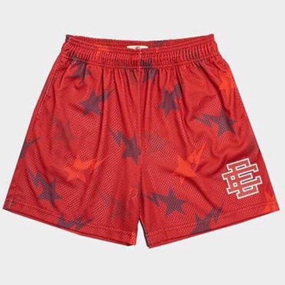 Eric Emanuel Shorts Ee Shorts Sports Breathable Mesh Pants Ee Loose Fitnesse-sebneei