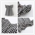 thumbnail image 4 of Robe d'Été à Carreaux pour Bébé Fille, Chemise Sans Manches en Dentelle, Robe de Princesse, Robe de banquet, Robe de Fête, 4 of 4