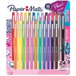 Paper Mate Flair Felt Tip Pens, Medium Tip (0.7 mm), Candy Pop Colours, 24 Count