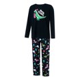 thumbnail image 2 of Faithtur Tenue de Noël Parent-Enfant, Pyjama/combinaison à Manches Longues Imprimé, 2 of 9