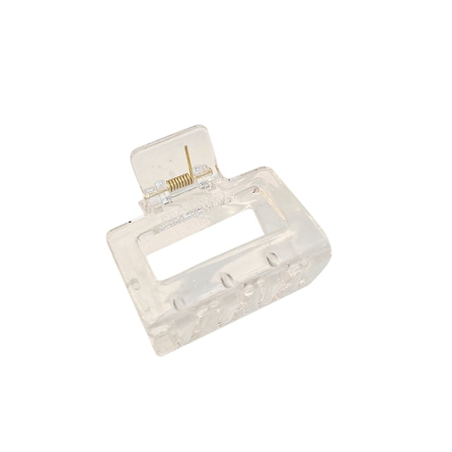 Hold Hair Claw Claw Hair Clip Medium Hair Claw Clip Hair Clamp Medium Hair Claw Clips Hair Styling Accessories Rectangle Claw Clips For Women GirlsTransparent