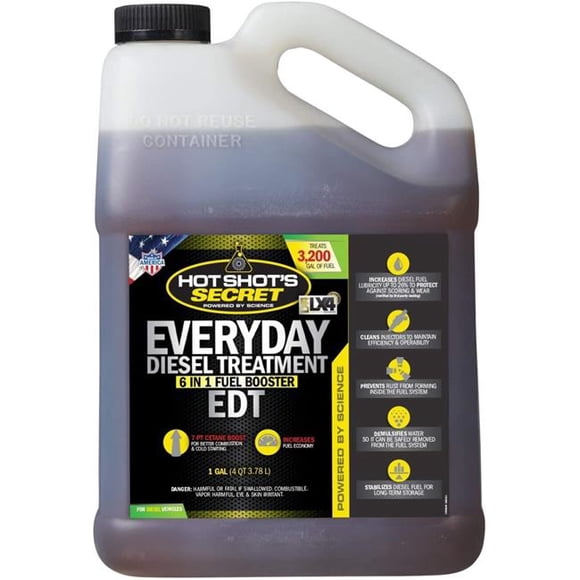Hot Shots HSSEDT01G 1 gal Secret Everyday Diesel Additif de Traitement