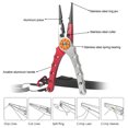 thumbnail image 5 of Amdohai 20cm Outdoor Multifunctional Fishing Pliers Line Cutter Hook Remover Tackle, 5 of 5