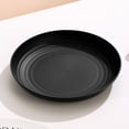 thumbnail image 4 of Iumwxz Plates Household Fruit Snack Plat Snack Garbage Plates Assiette Jetable Black Plastic Rollbacks on Essentials, 4 of 7