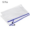 thumbnail image 3 of Unique Bargains A4 Zip File Pouch Document Folders Mesh Zipper Bags, Navy Blue, 12 Count, 12 Pack, 3 of 5