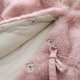thumbnail image 4 of RXIRUCGD Manteau à Manches Longues pour Enfants à Col Rond, Bas à Manches Longues en Peluche ( Rose, Taille : 4 Ans ), 4 of 9