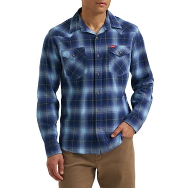 Chemise à manches longues à carreaux pour hommes Wrangler®