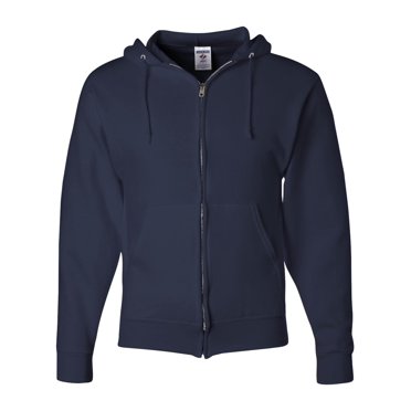 NuBlend Full-Zip Hooded Sweatshirt, 3XL, J. Navy