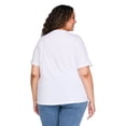 thumbnail image 3 of Lane Bryant Women's Plus Crew-Neck T-Shirt, 3 of 6
