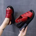 thumbnail image 1 of RKSTN Sandales pour Femmes Sandales Habillées d'Été Dames Bout Ouvert Rétro Chaussures à Plateforme Compensée Sandales Confortables Douces, 1 of 5