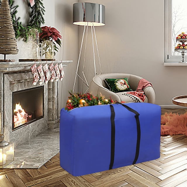RYRDWP Large Clothing Storage Bags 100L Clothes Storage Bag Foldable Clothing Storage Bags With Zippers Clothes Bags For Storage Christmas Tree Storage Bag Fits