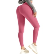 Yuyuzo Leggings for Women High Waisted Workout Yoga Pants Solid Color Exercise Tight Trousers
