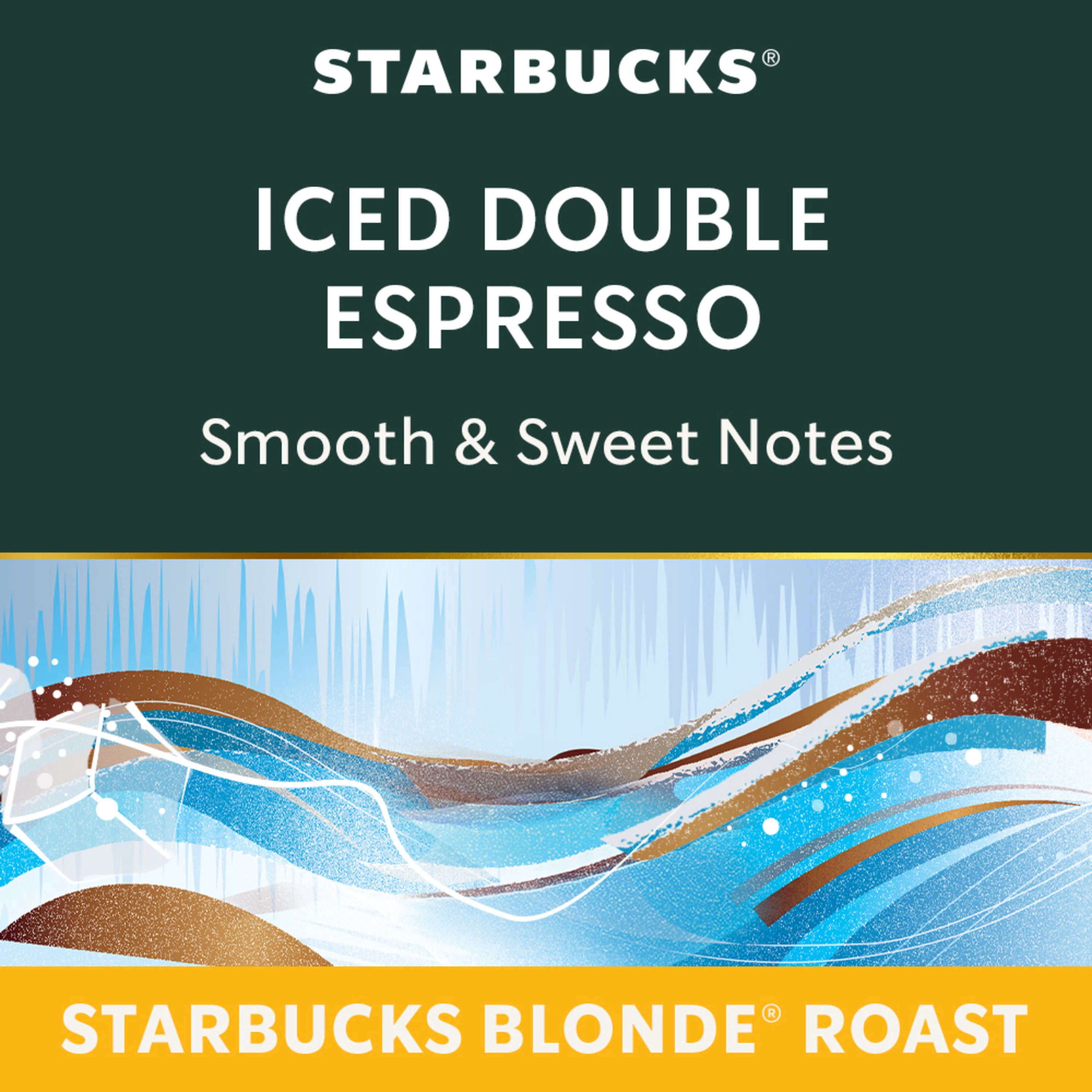 STARBUCKS Iced Double Espresso For NESPRESSO VERTUO, Brews 80 ml Per Capsule