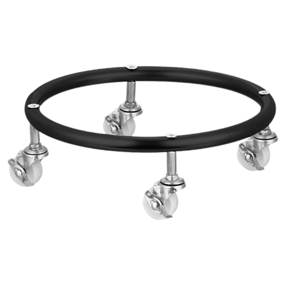 Movable Propane Cylinder Base Stable Propane Tank Holder Casters Gas Tank Ring Base with Brake