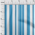 thumbnail image 2 of oneOone Velvet Medium Blue Fabric Stripes Craft Projects Decor Fabric Printed By The Yard 58 Inch Wide, 2 of 4