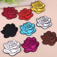 thumbnail image 2 of HEVIRGO Clothes Patch Rose Iron On Cloth Flower Badge Patch Clothes Accessory for Clothing, 2 of 10