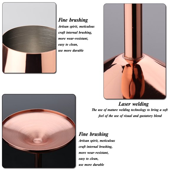 Red Wine Glass Goblet Polishing Single-tier Stainless Steel Party Barware Shatterproof Cup Drinking Utensils for Bar Restaurant Bright Light 250ML