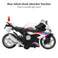 thumbnail image 3 of Kids Motorcycle Toy, Pull Back Alloy Motorcycle Model Toy Improve Sensory Perception Fine Details  For Display White, 3 of 8