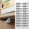 thumbnail image 4 of 20 Pcs Vis Auto-Taraudantes Support d'Armoire Support en Stratifié Tiges de Verre Chevilles, 4 of 9
