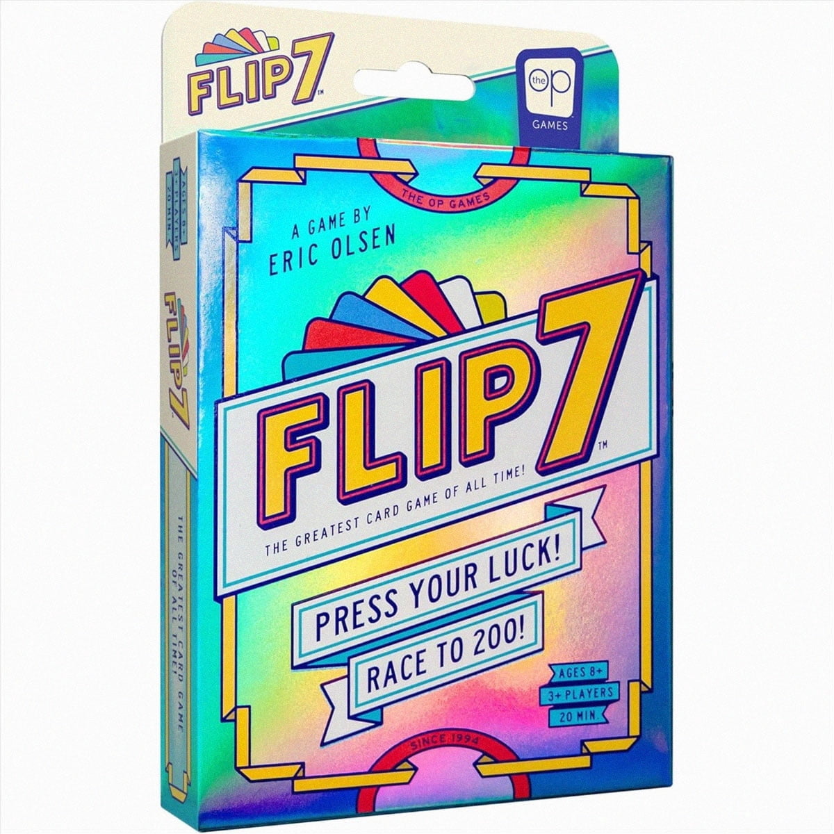 Flip 7, The Ultimate Blend of Press Your Luck and Strategy, Fast-Paced Addictive Card Game, Quick to Learn and Easy to Teach, Perfect for Game Nights, 3+ Players, Ages 8 & Up, 20 minutes Play Time