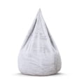 thumbnail image 1 of Gouchee Home Agora Grey Bean Bag Chair – Soft Faux Rabbit Fur Polyester with Polystyrene Bead Filling, Suitable for Adults and Teens, Lightweight & Portable Seating for Dorm, Living Room or Lounge, 1 of 7