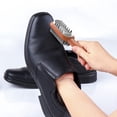 thumbnail image 2 of Agiferg Shoe Brush Labor-saving Hanging Hole Portable 2-Sided Leather Shoe Boot Cleaning Brush Daily Use, 2 of 4